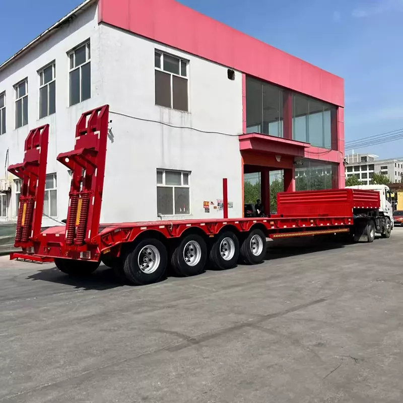 3-assige Lowboy oplegger