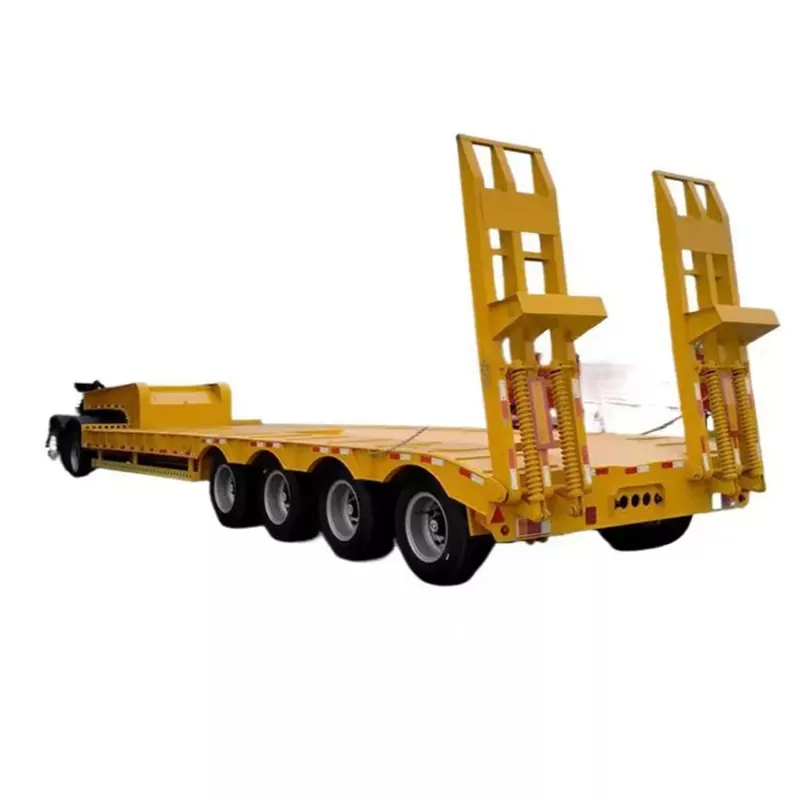 4-assige Lowboy-oplegger