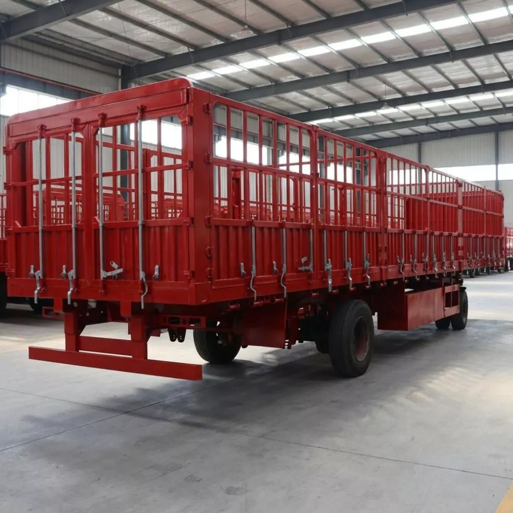 Containertransport Hoog-laagbed oplegger